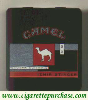Camel Exotic Blends Izmir Stinger cigarettes metal box